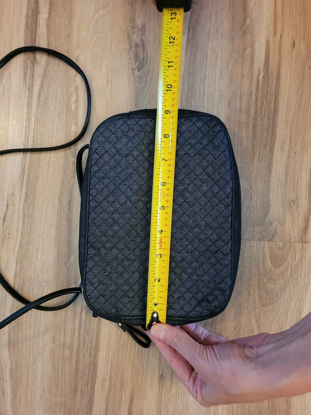 Vera Bradley Denim Quilted Crossbody Bag
